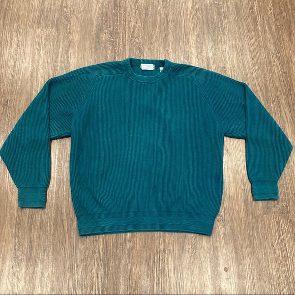 Lord & Taylor Vintage Cotton Knit Pullover Sweater - Picture 2 of 7